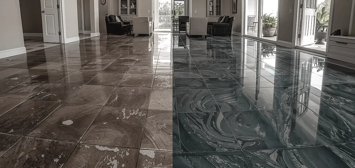 can epoxy be applied over tile