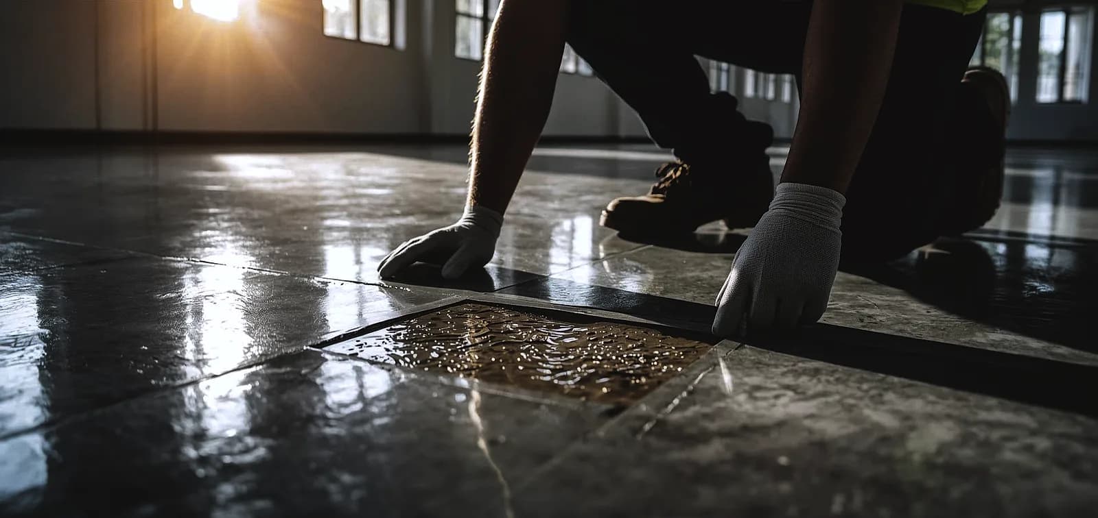 floor coating test patch proof