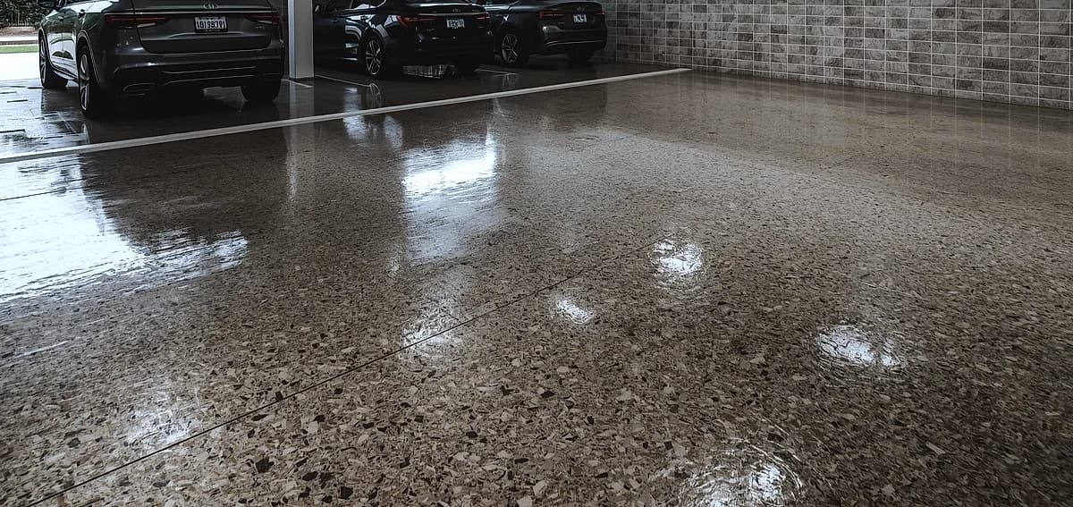 garage floor finishes South Florida homes