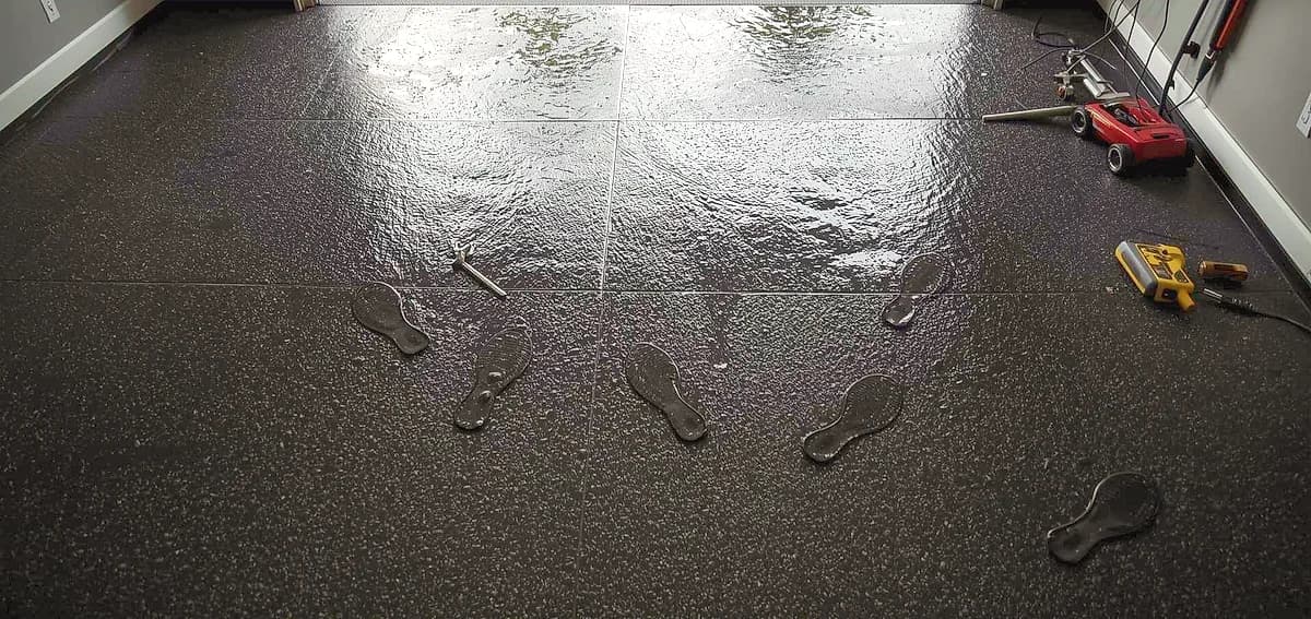 garage floor finishes South Florida homes