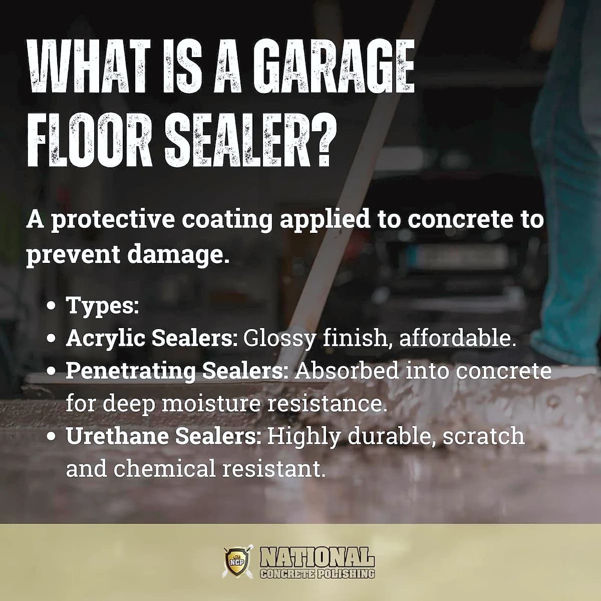 What Is a Garage Floor Sealer