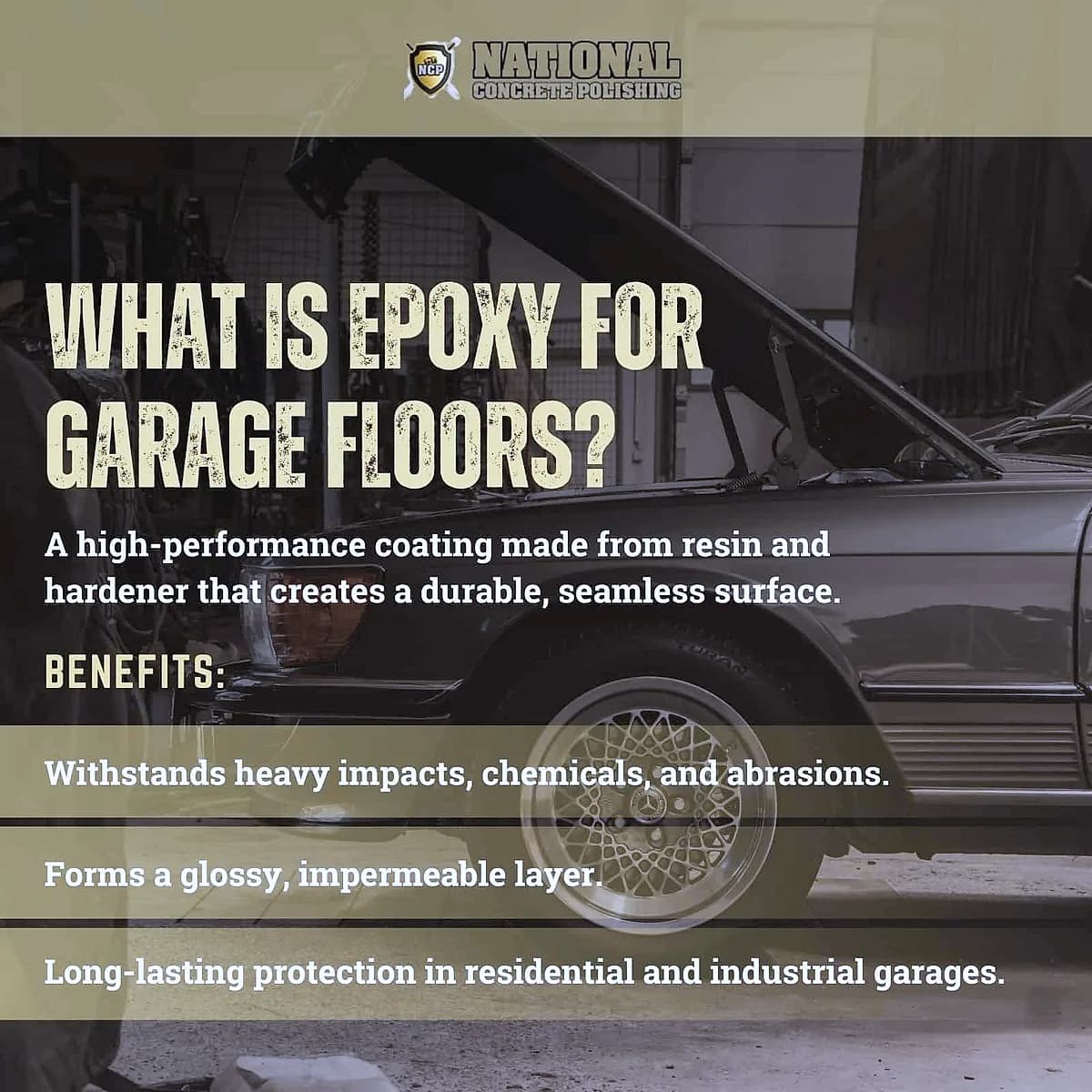 What Is Epoxy for Garage Floors