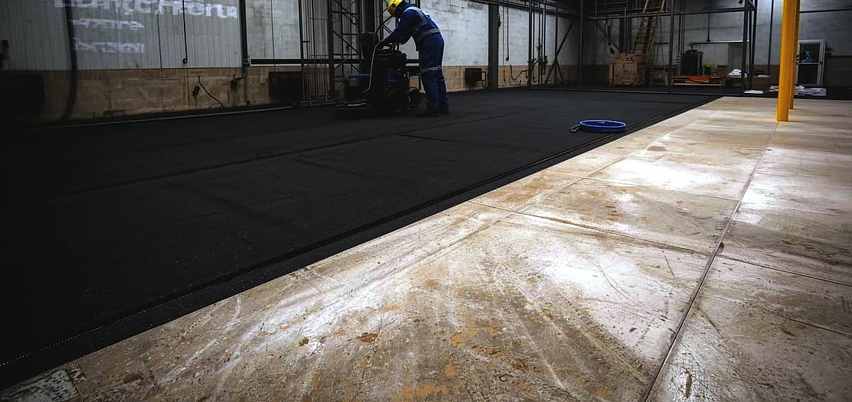 Gym Rubber Flooring Removal