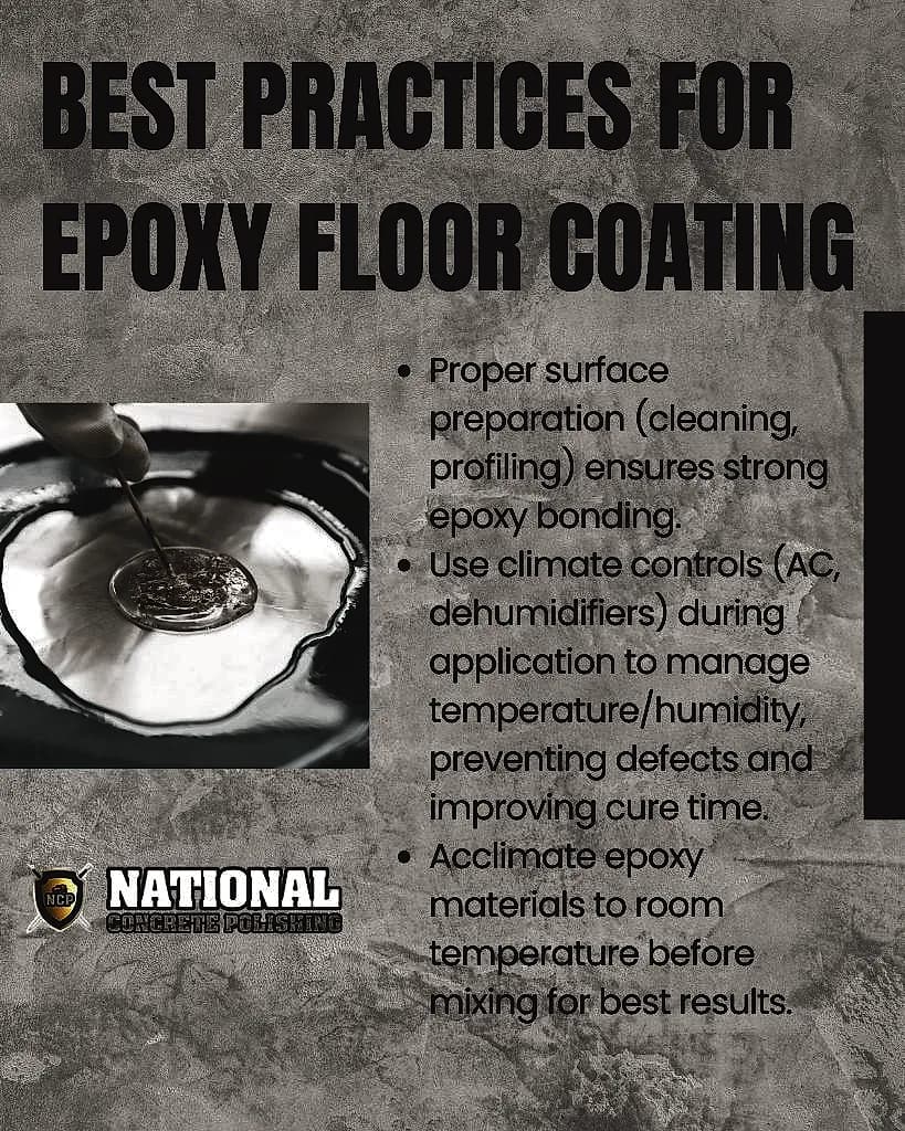 How Humidity Affects Epoxy Floors in Miami FL — National Concrete Polishing
