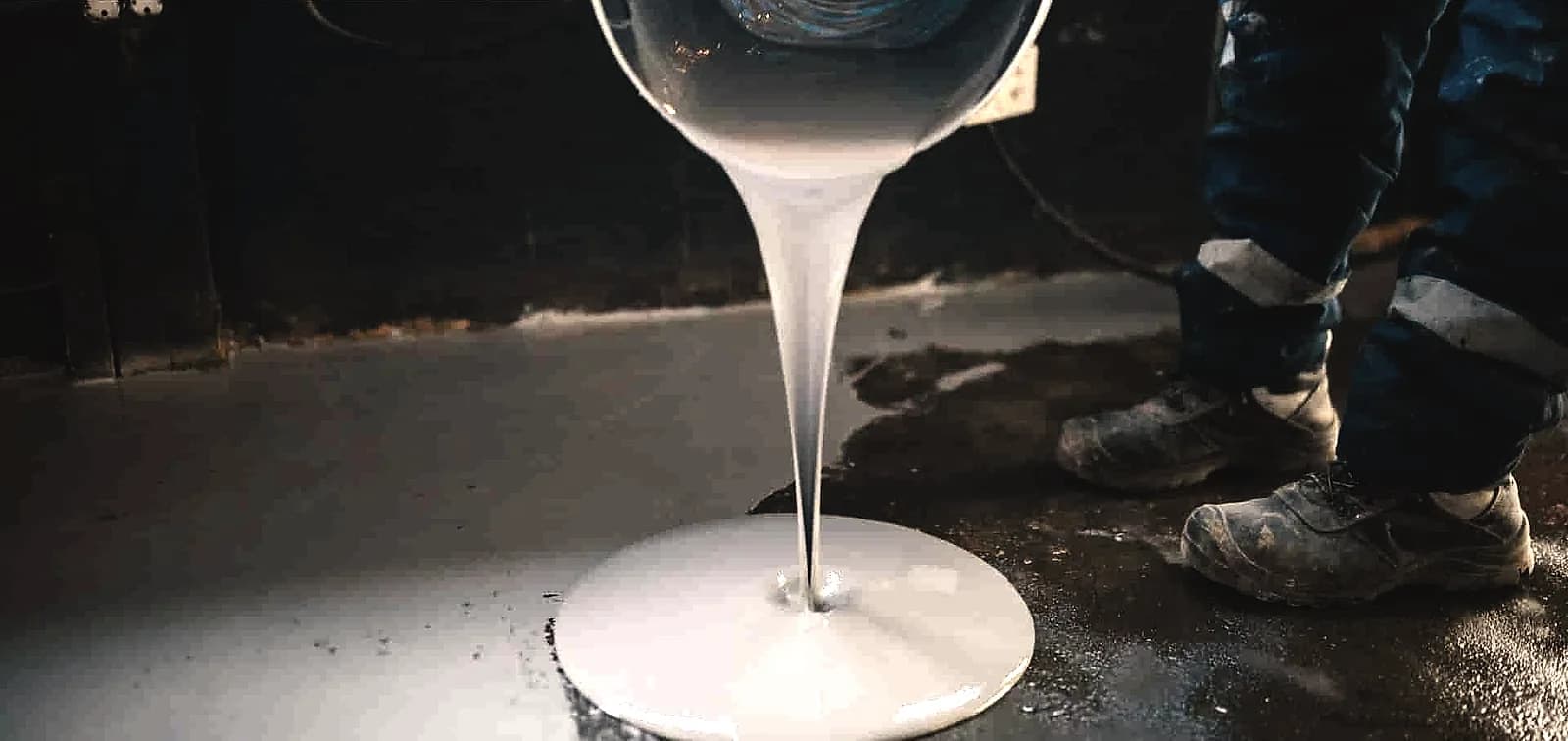 Epoxy flooring installation