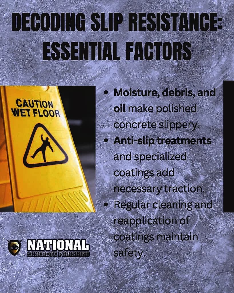 Is Polished Concrete Slippery? — National Concrete Polishing