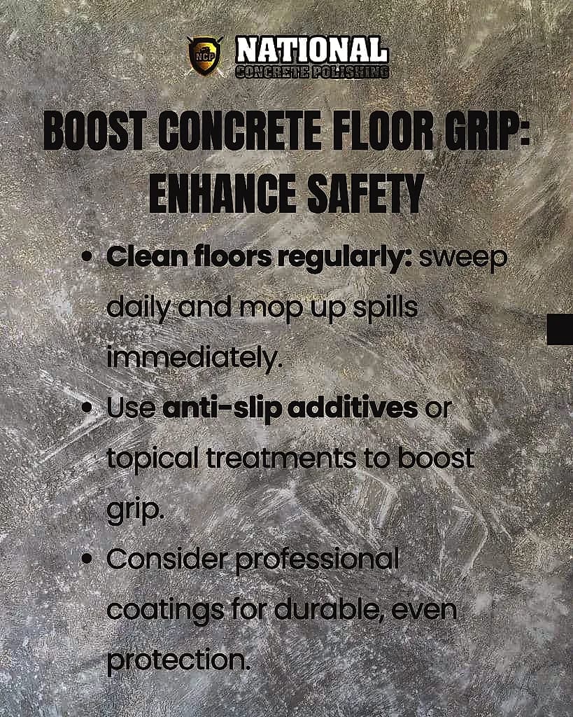Is Polished Concrete Slippery? — National Concrete Polishing