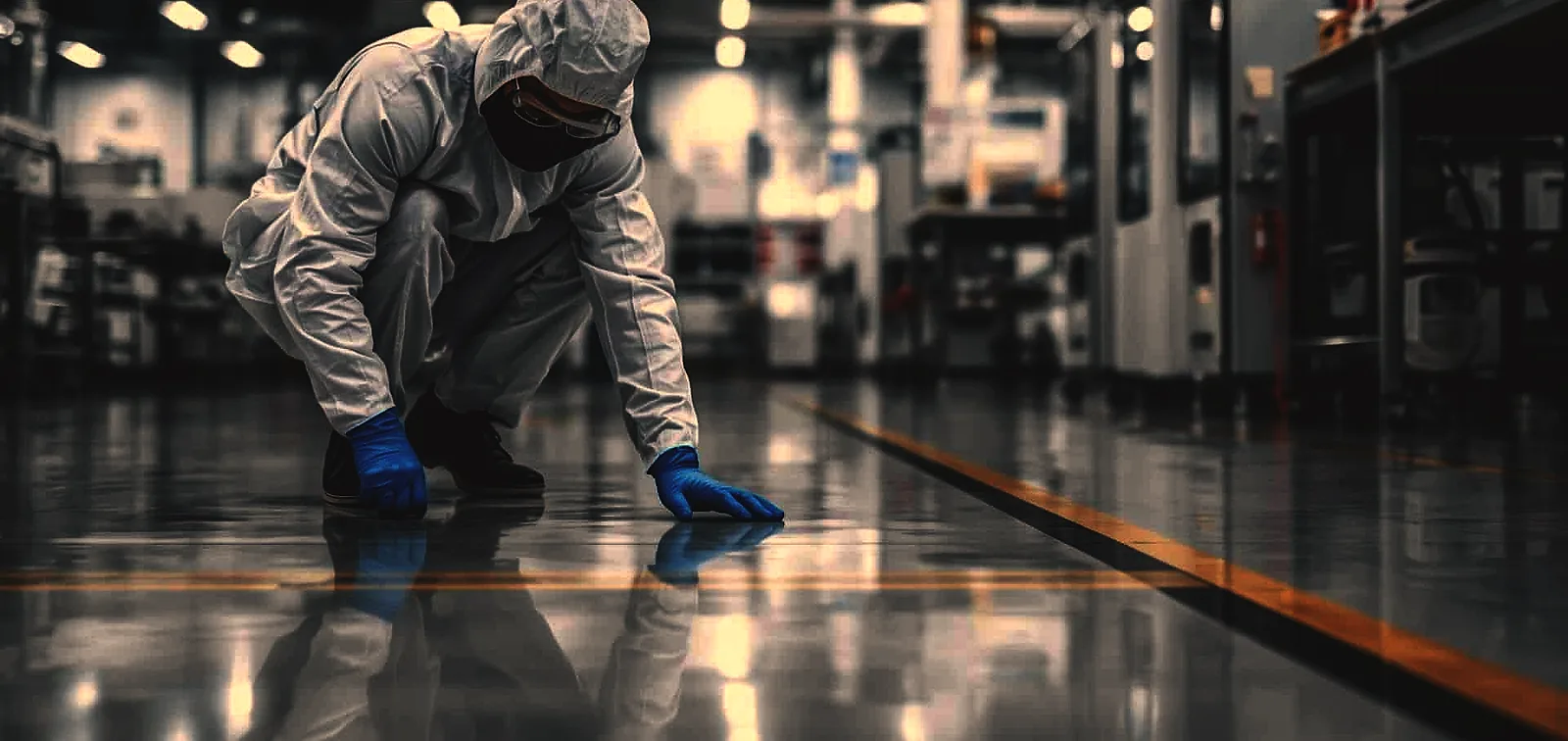 Laboratory Concrete Flooring Chemical Spill Containment
