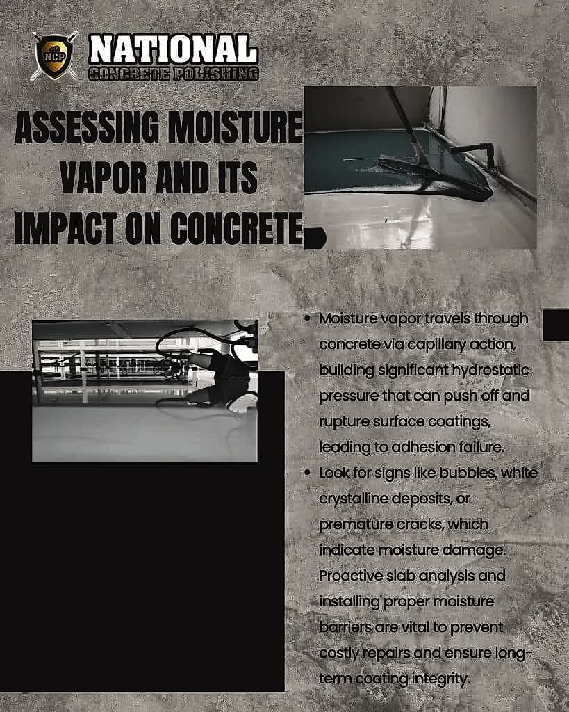 Learn About What is Epoxy Floor Moisture Mitigation by National Concrete Polishing — National Concrete Polishing