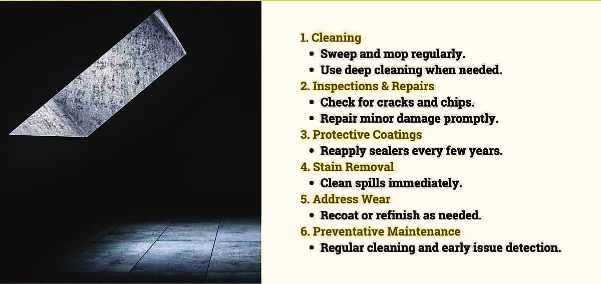 What is the Maintenance For Resurfaced Concrete? — National Concrete Polishing
