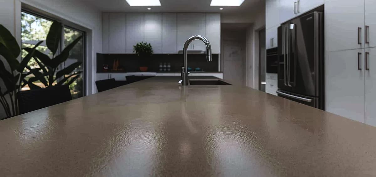 matte polished concrete