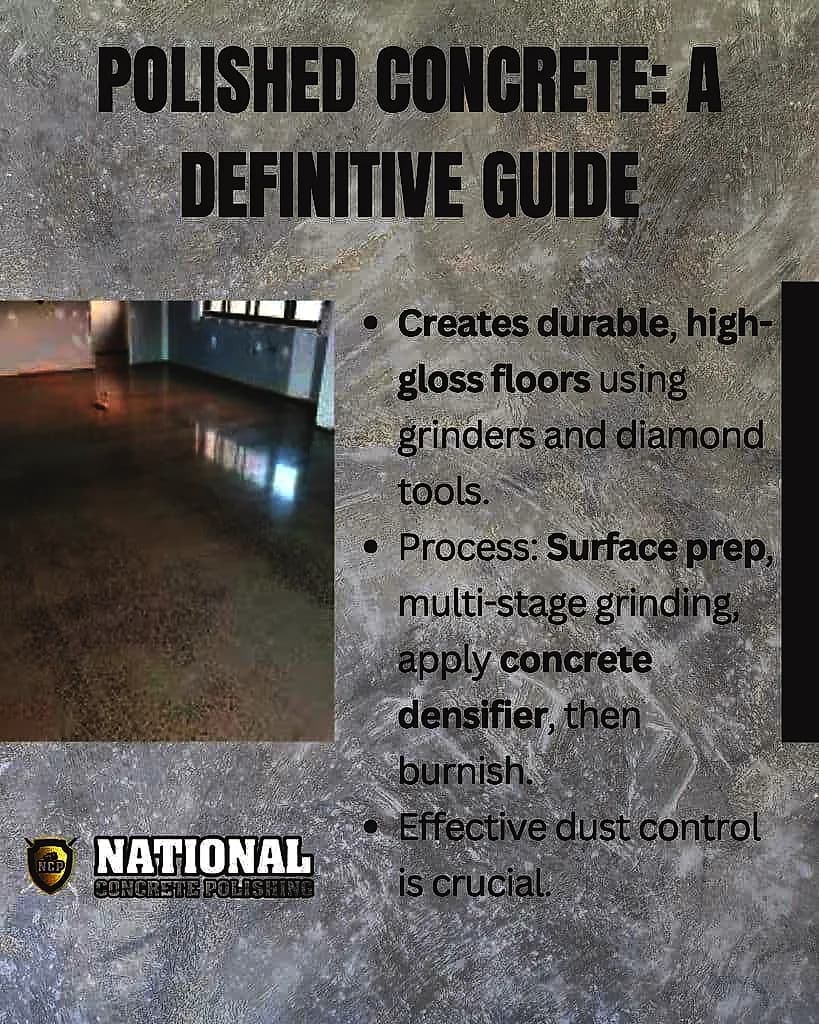 Mechanical vs. Chemical Concrete Polishing: What’s the Difference and Which Is Better? — National Concrete Polishing
