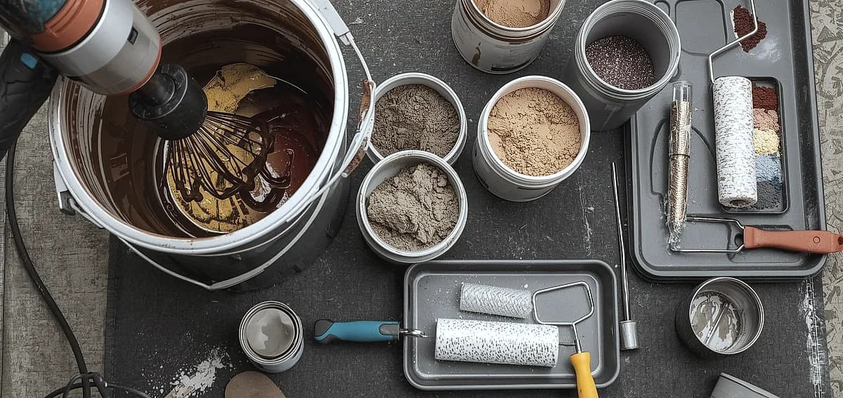 metallic epoxy application