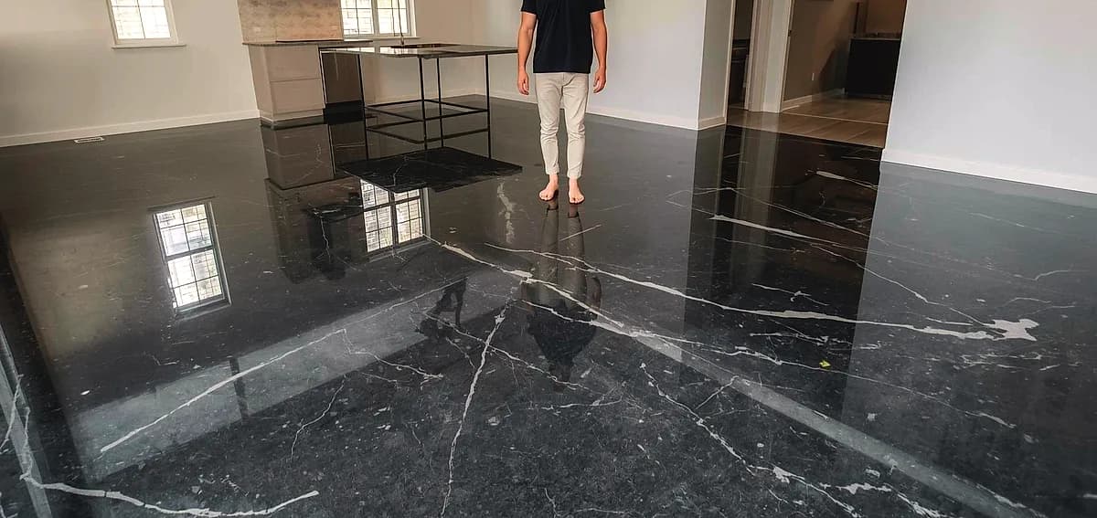 metallic epoxy floor
