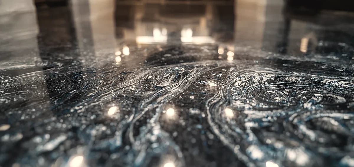 metallic epoxy floor