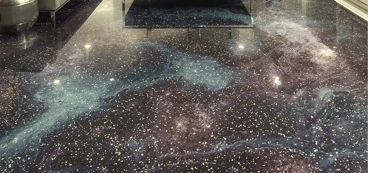 metallic epoxy floor south florida