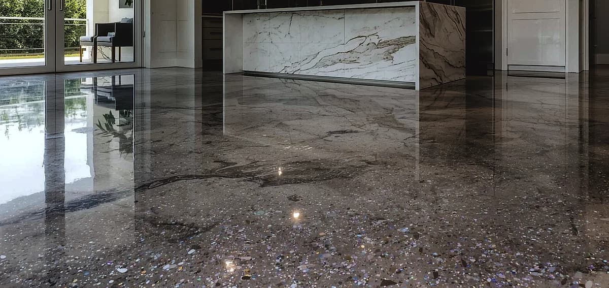 metallic epoxy floor south florida