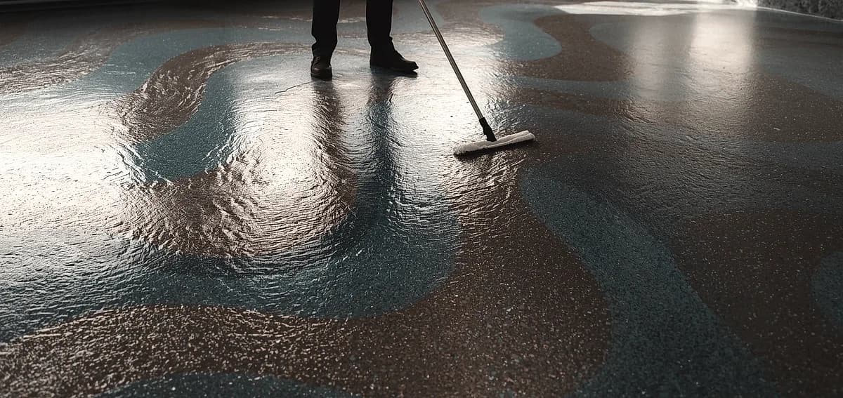 metallic epoxy maintenance
