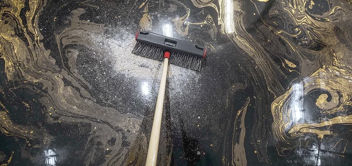 metallic epoxy maintenance