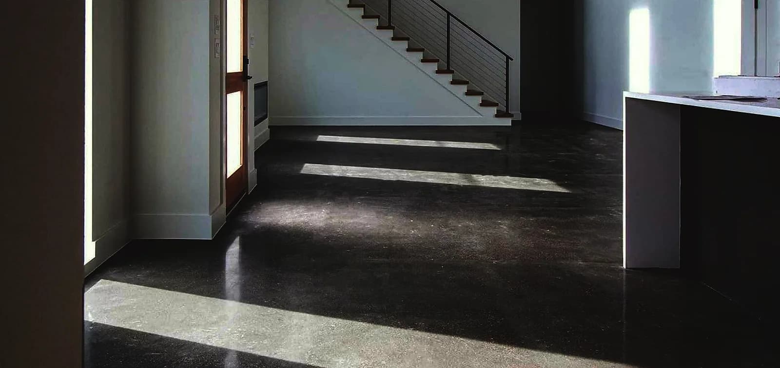 modern polished concrete floors
