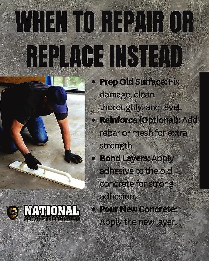 National Concrete Polishing: Can You Pour Concrete Over Concrete? — National Concrete Polishing