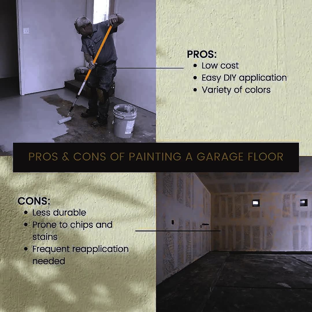 Pros and Cons of Painting a Garage Floor