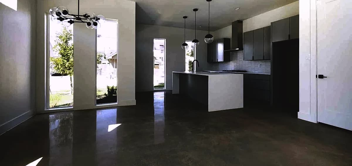 polished concrete flooring