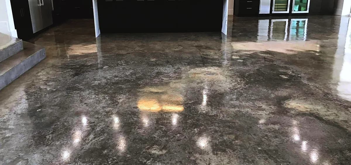polished concrete flooring