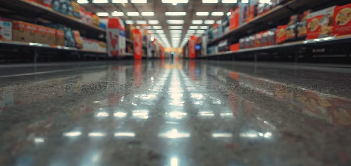 polished concrete retail energy savings