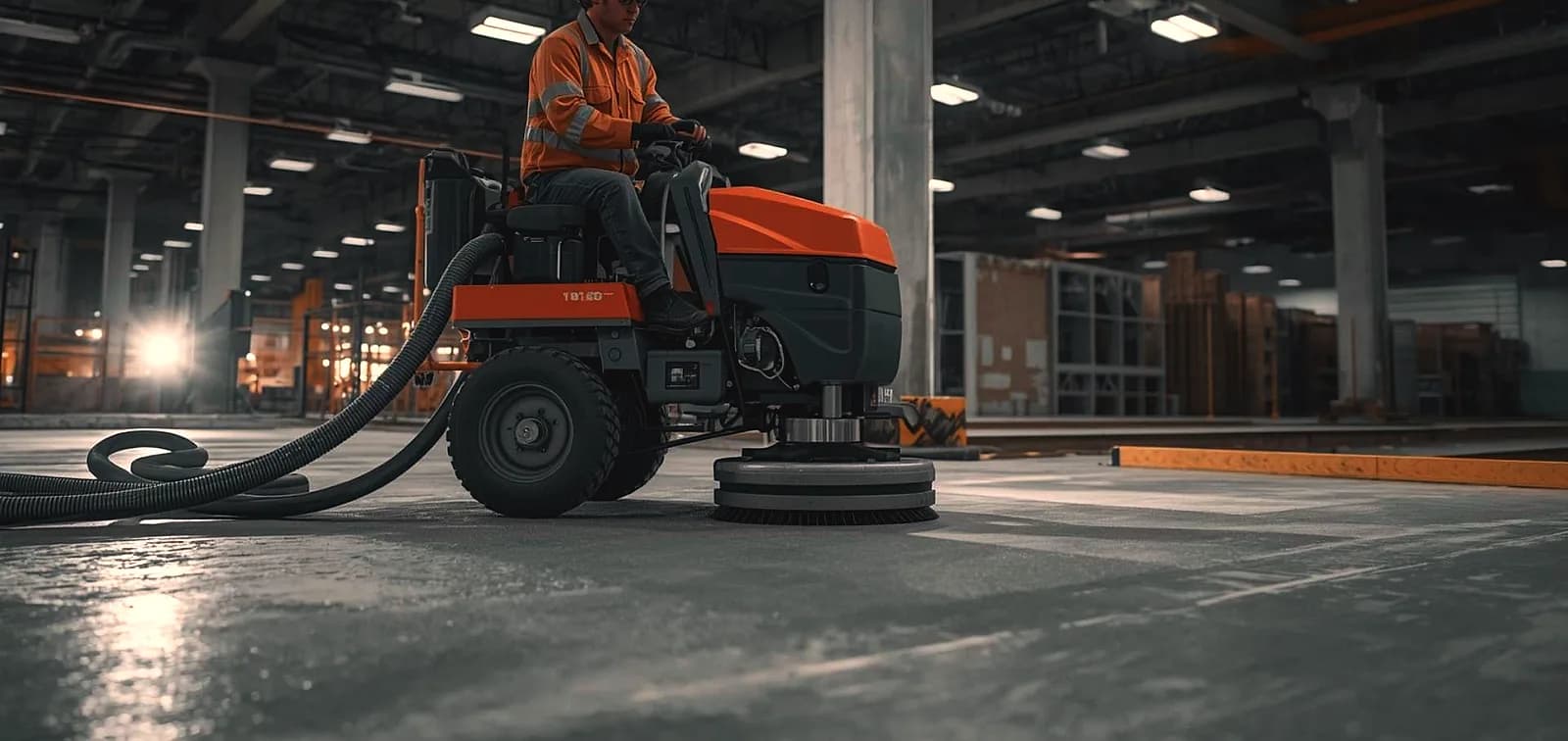 polished concrete vs LVT retail TCO