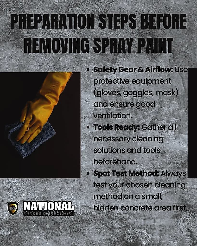 How To Remove Spray Paint from Concrete — National Concrete Polishing