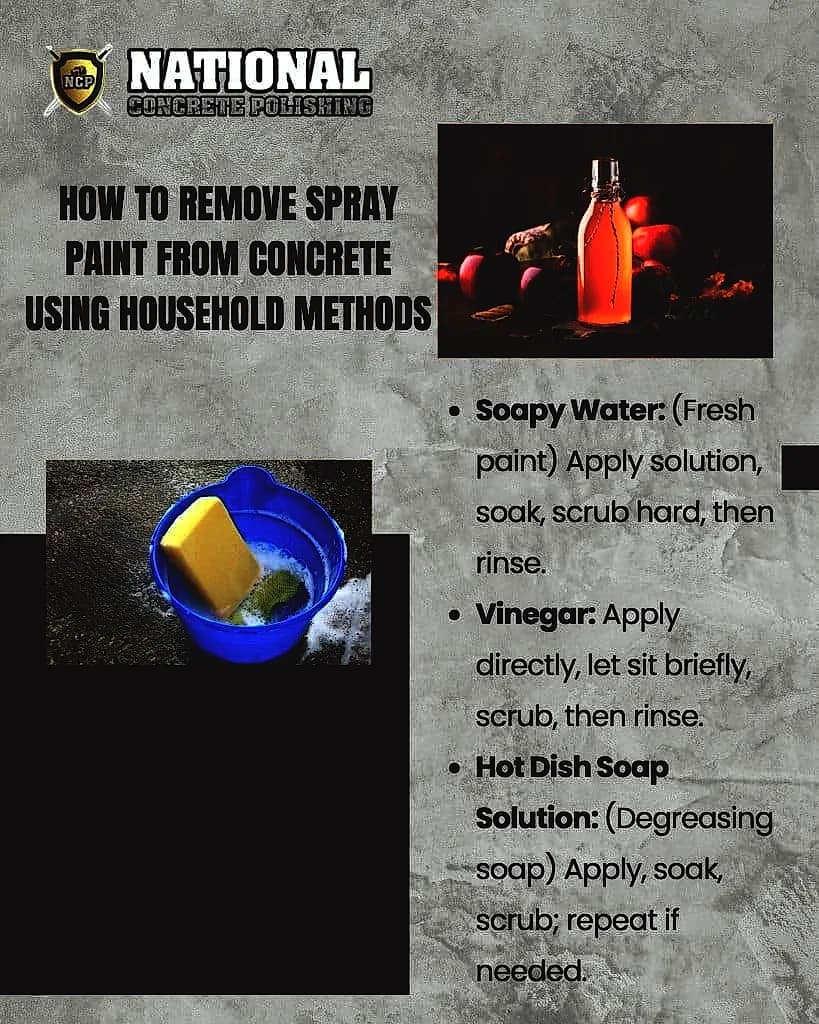 How To Remove Spray Paint from Concrete — National Concrete Polishing