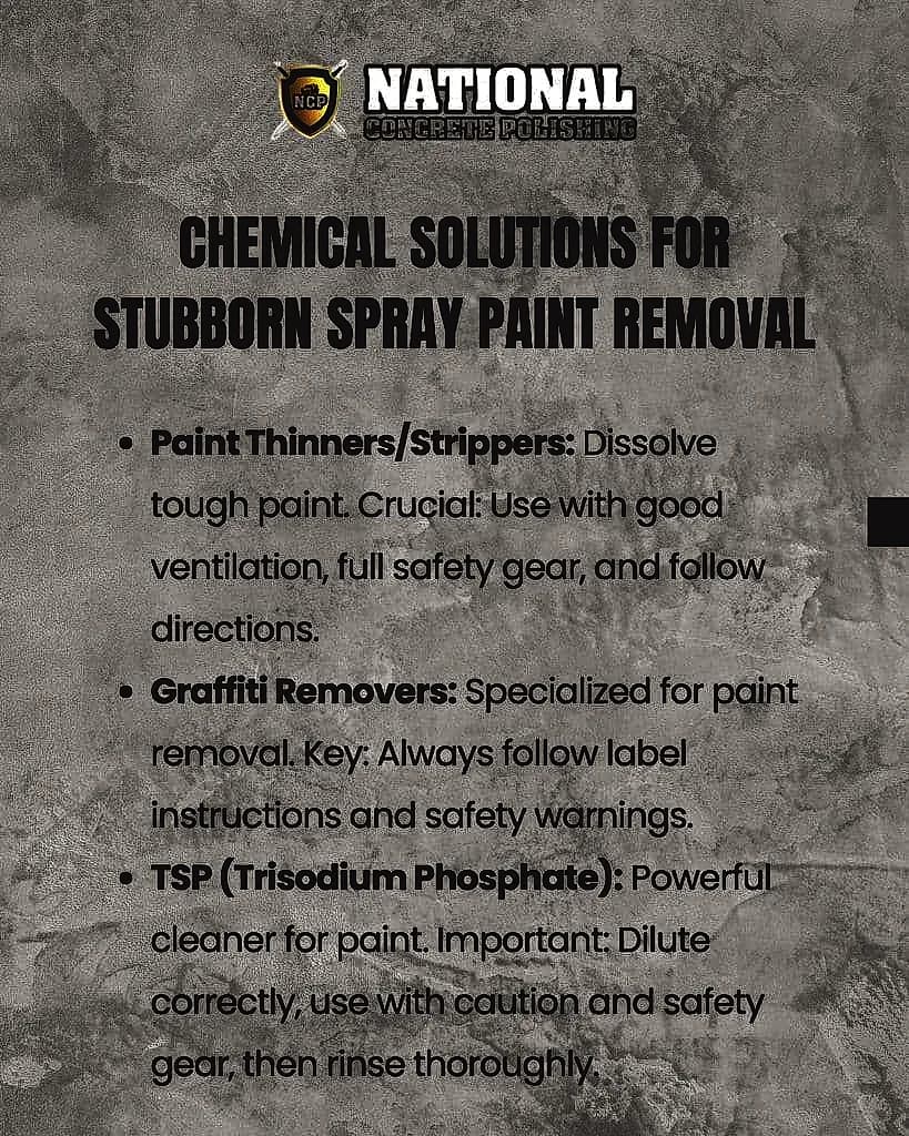 How To Remove Spray Paint from Concrete — National Concrete Polishing