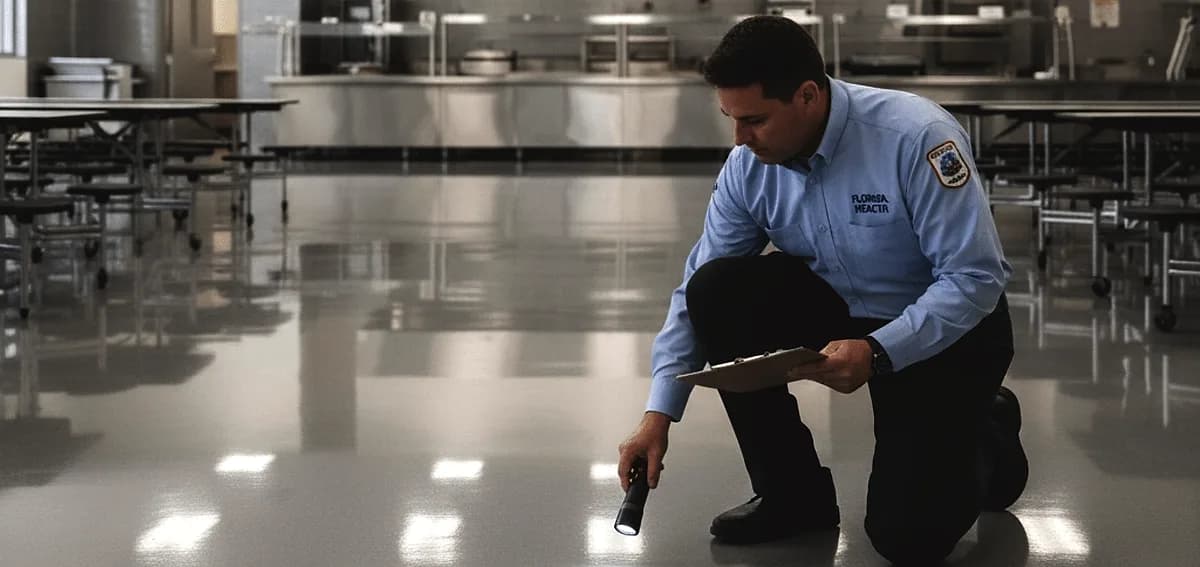 School Cafeteria Epoxy Flooring