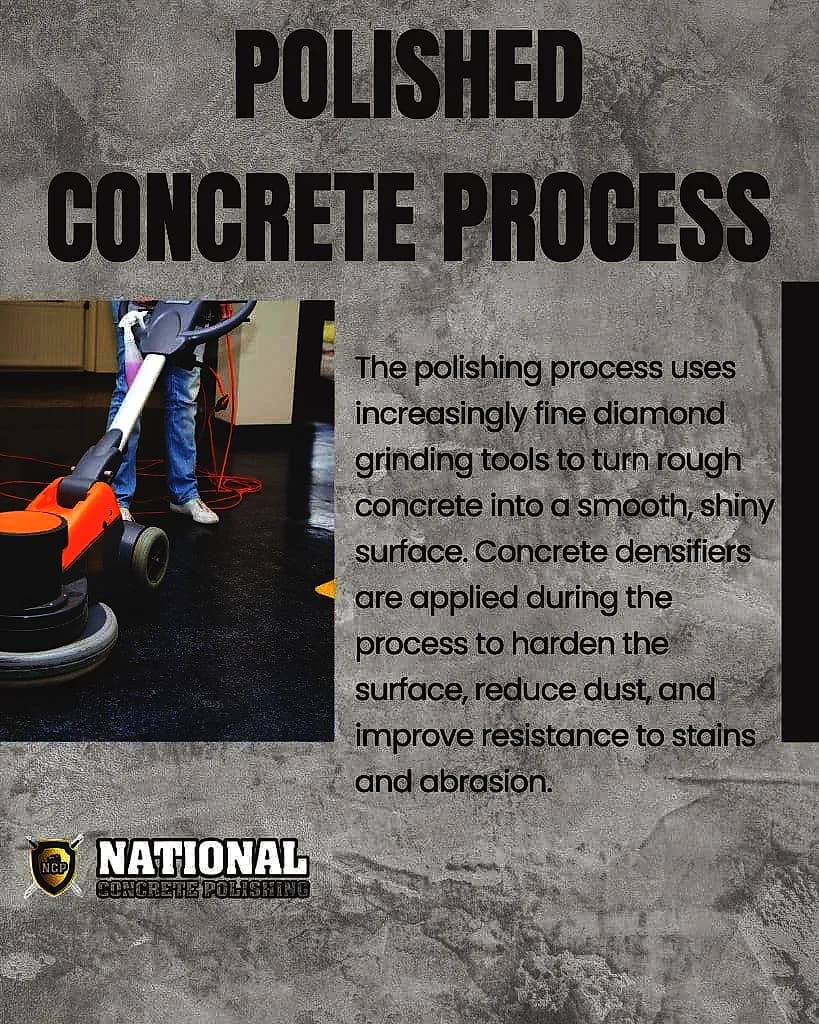 polished concrete sealing process