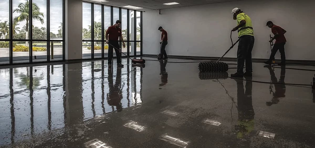 self-leveling epoxy flooring