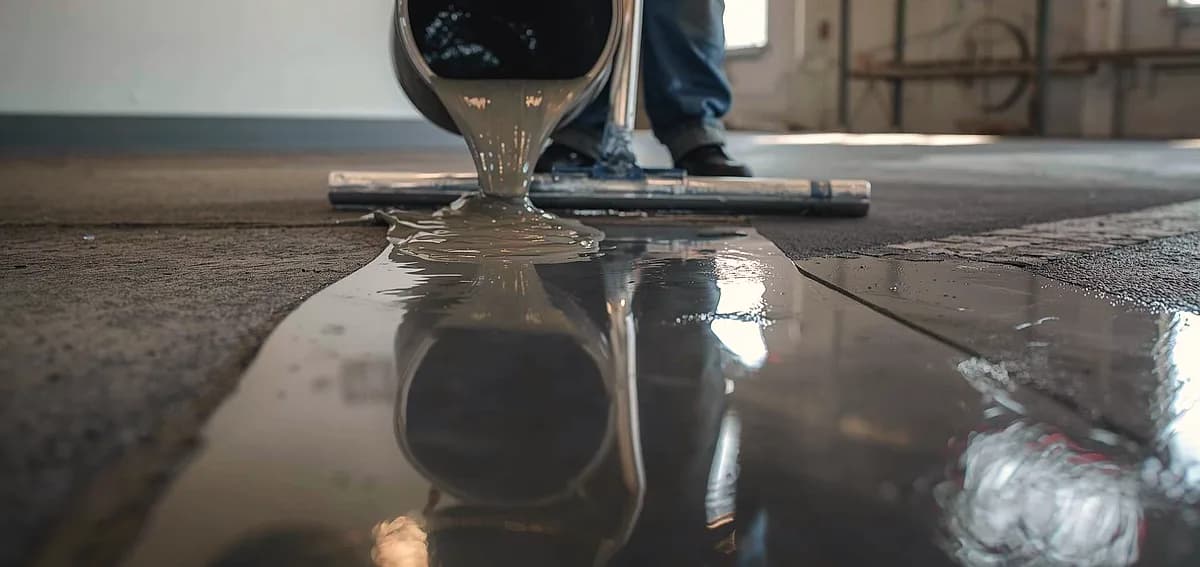 self-leveling epoxy flooring