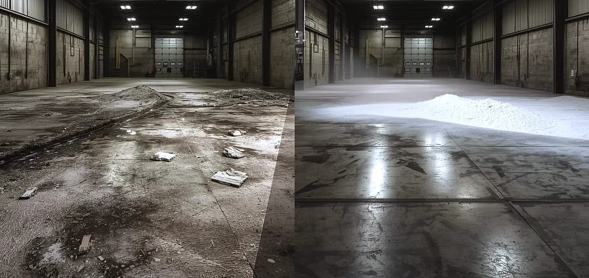 Shot Blasting Concrete Repair