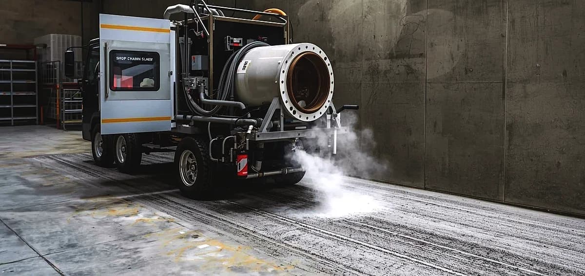 shot blasting preparation