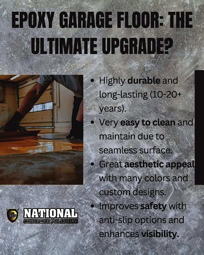 Should You Epoxy Your Garage Floor? Pros, Cons, and What to Expect — National Concrete Polishing