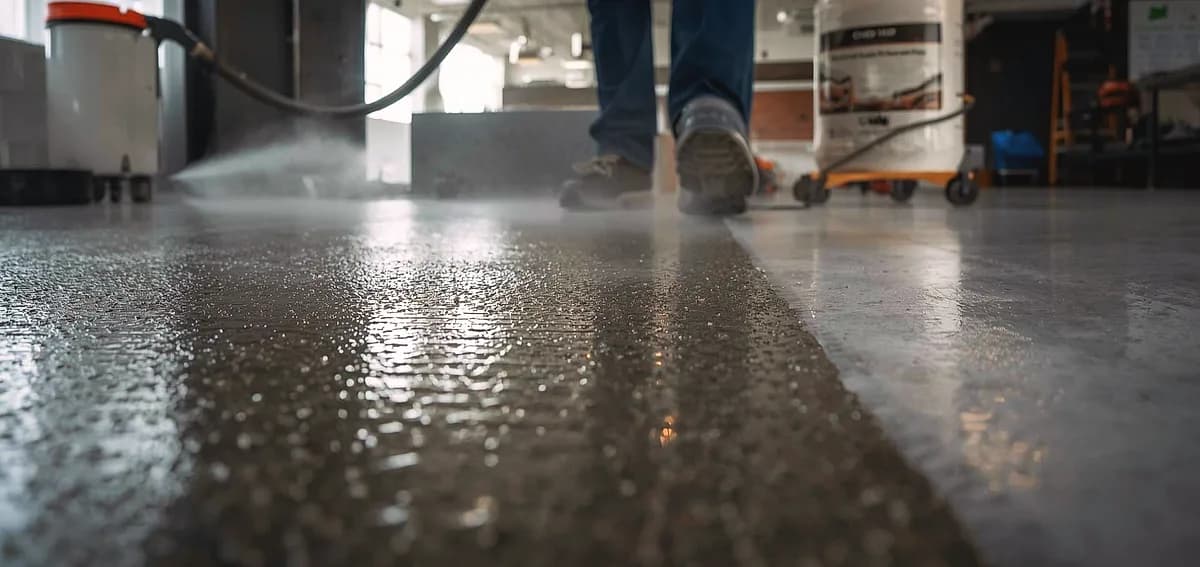 concrete polishing process steps