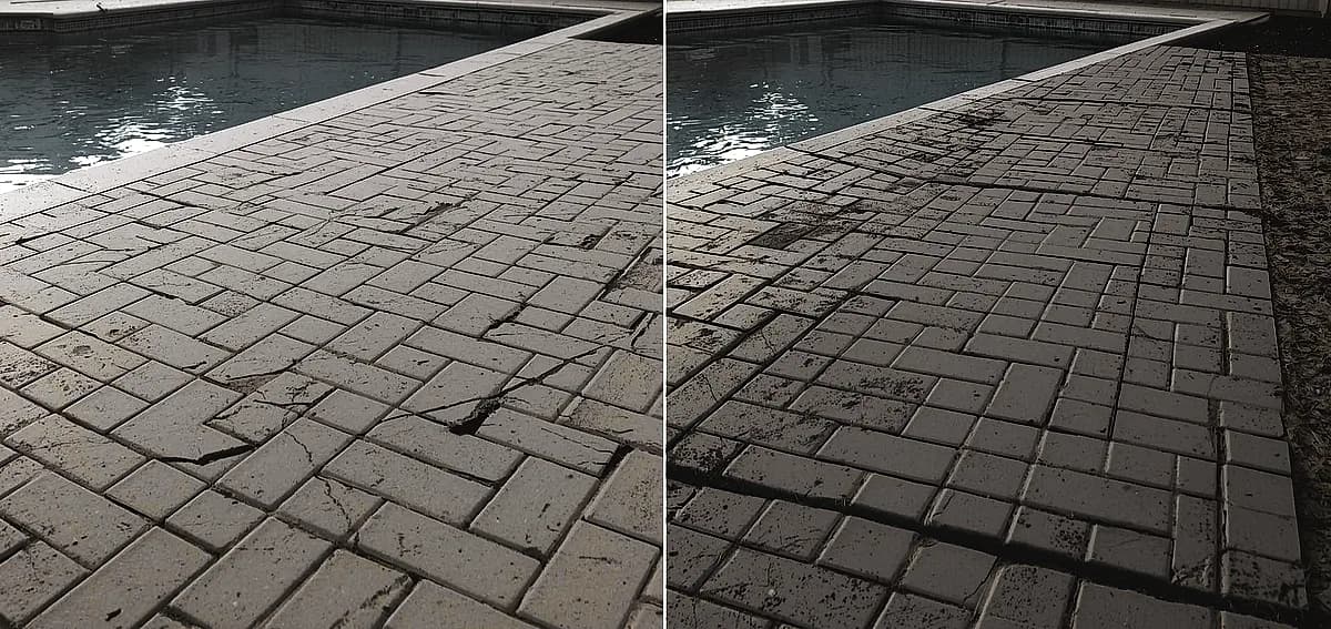 stamped concrete vs pavers South Florida