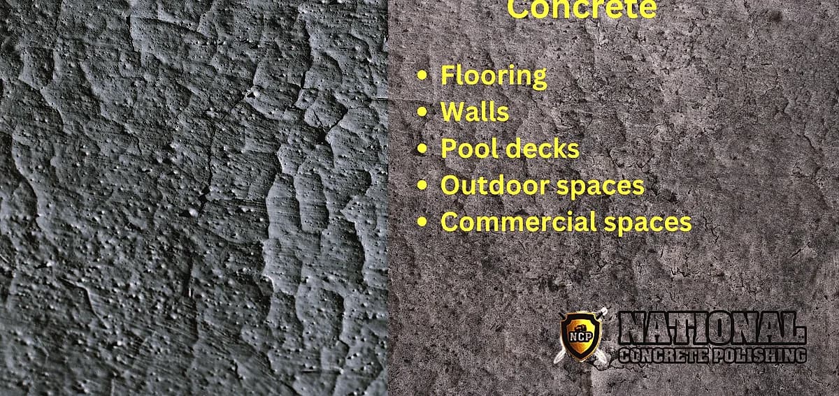 Uses of Textured Concrete