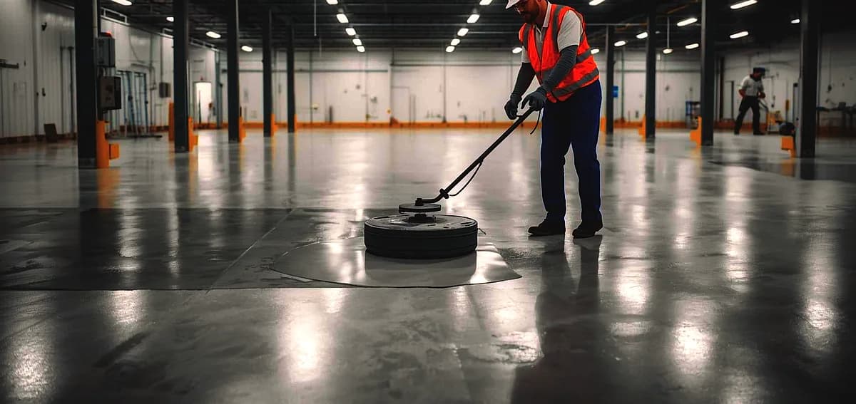 what is epoxy flooring made of