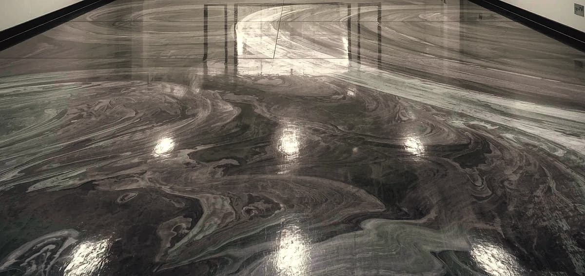 what is epoxy flooring made of