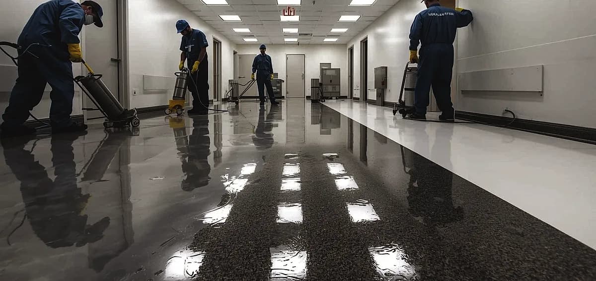 Veterinary Clinic Seamless Epoxy Flooring Sanitation