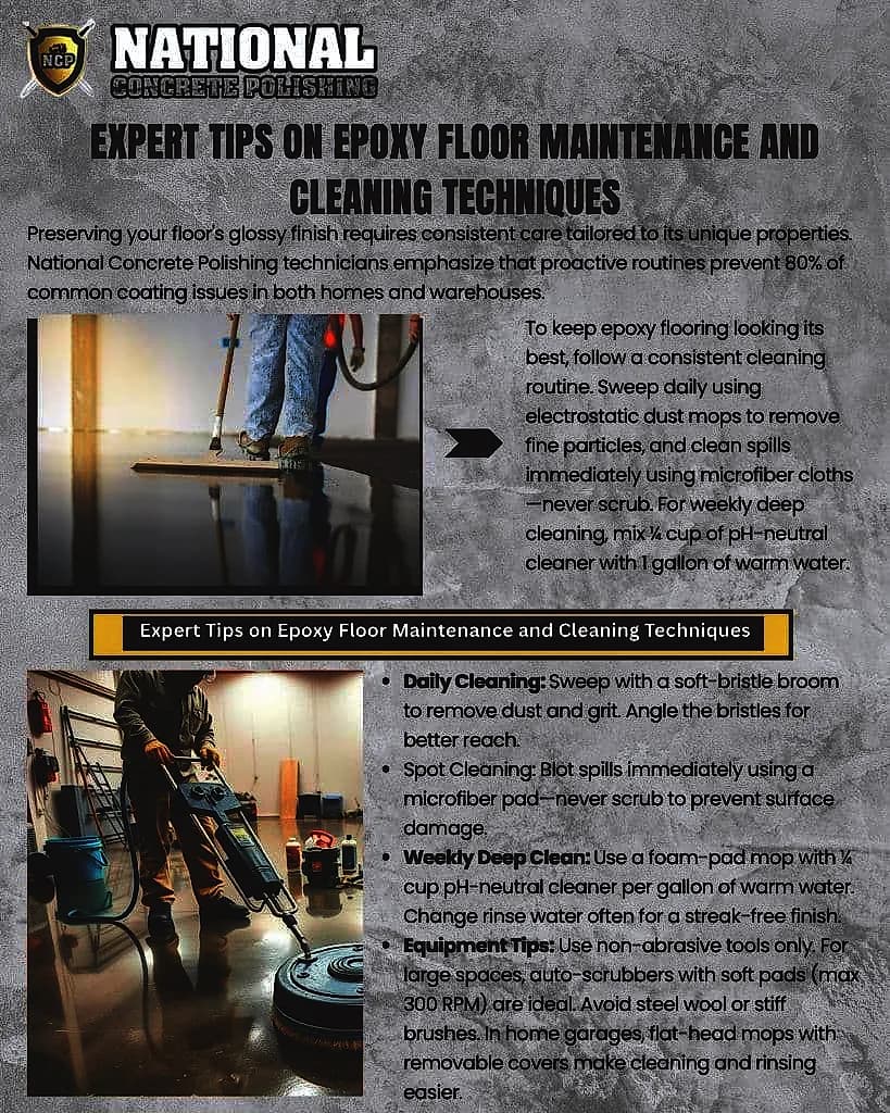 Expert Tips on Epoxy Floor Maintenance and Cleaning Techniques