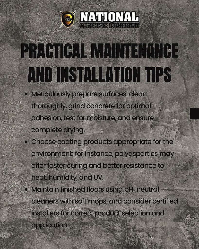 Why Epoxy Floors Fail in Florida Climate Explained — National Concrete Polishing