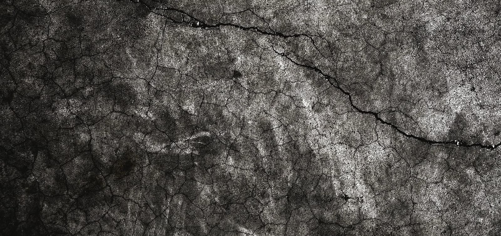 Hairline cracks in polished concrete
