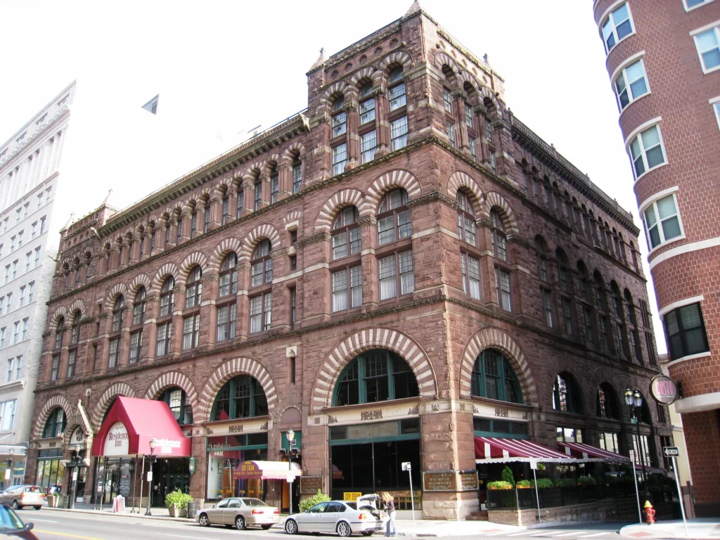 The historical Cheney Building in Hartford